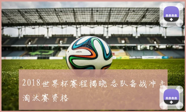 2018世界杯赛程揭晓 各队备战冲击淘汰赛资格