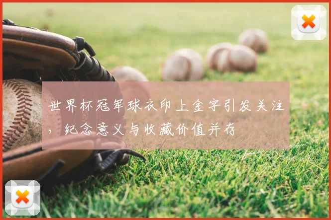 世界杯冠军球衣印上金字引发关注，纪念意义与收藏价值并存