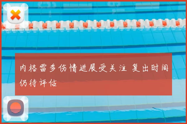 内格雷多伤情进展受关注 复出时间仍待评估